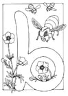 Malvorlagen Buchstabe - b