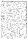Malvorlage  Buchstaben