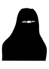 Malvorlagen Burka