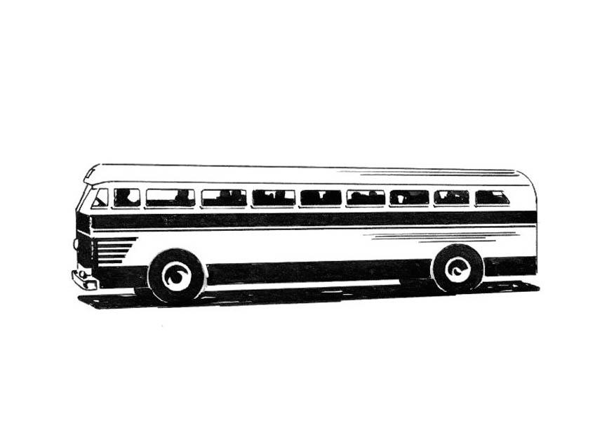 Malvorlage Bus | Ausmalbild 18744.