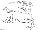Malvorlage  Centaur