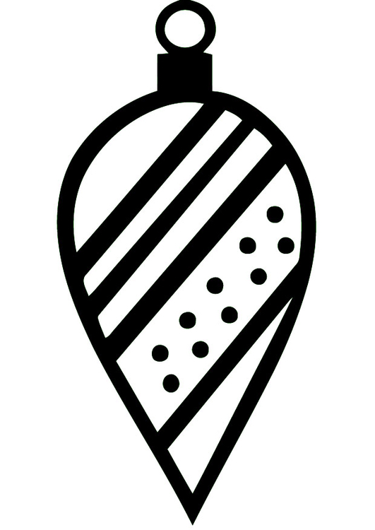 Malvorlage Chritsbaumkugel - Kostenlose Ausmalbilder Zum Ausdrucken