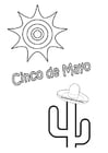 Malvorlage  Cinco de Mayo