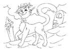 malvorlage coole Katze