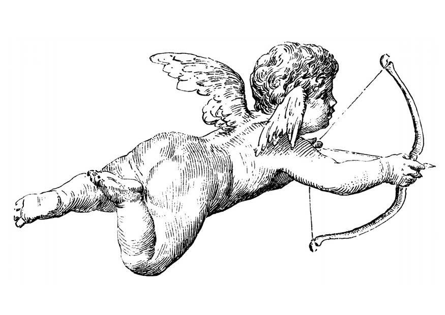 Malvorlage  Cupido