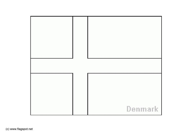 Malvorlage  DÃ¤nemark