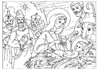 Malvorlagen die Geburt Christus