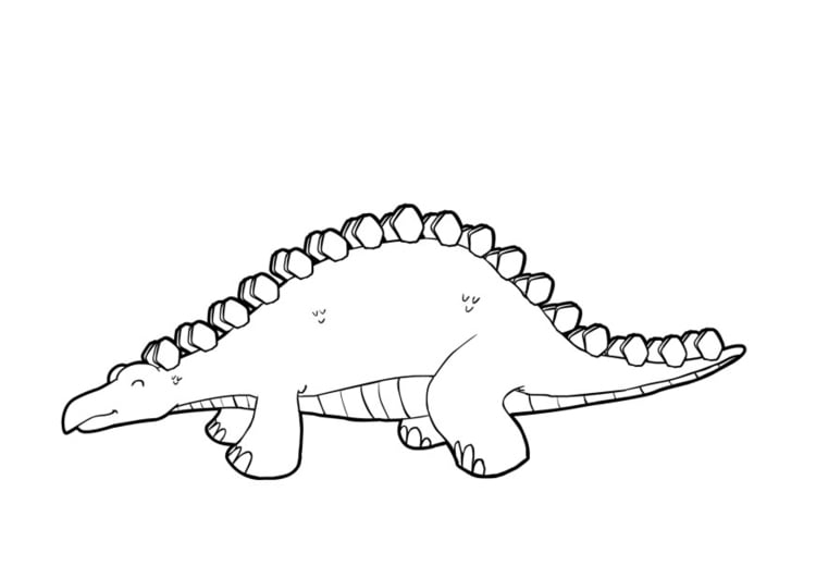 Malvorlage  Dinosaurier