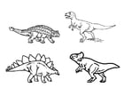 Malvorlage  Dinosaurier