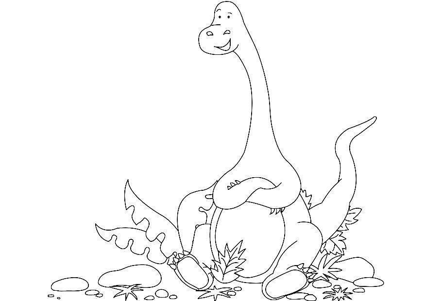 Malvorlage  Dinosaurus