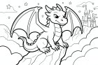 Drache im Schloss