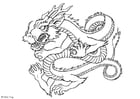 Malvorlage  Drache