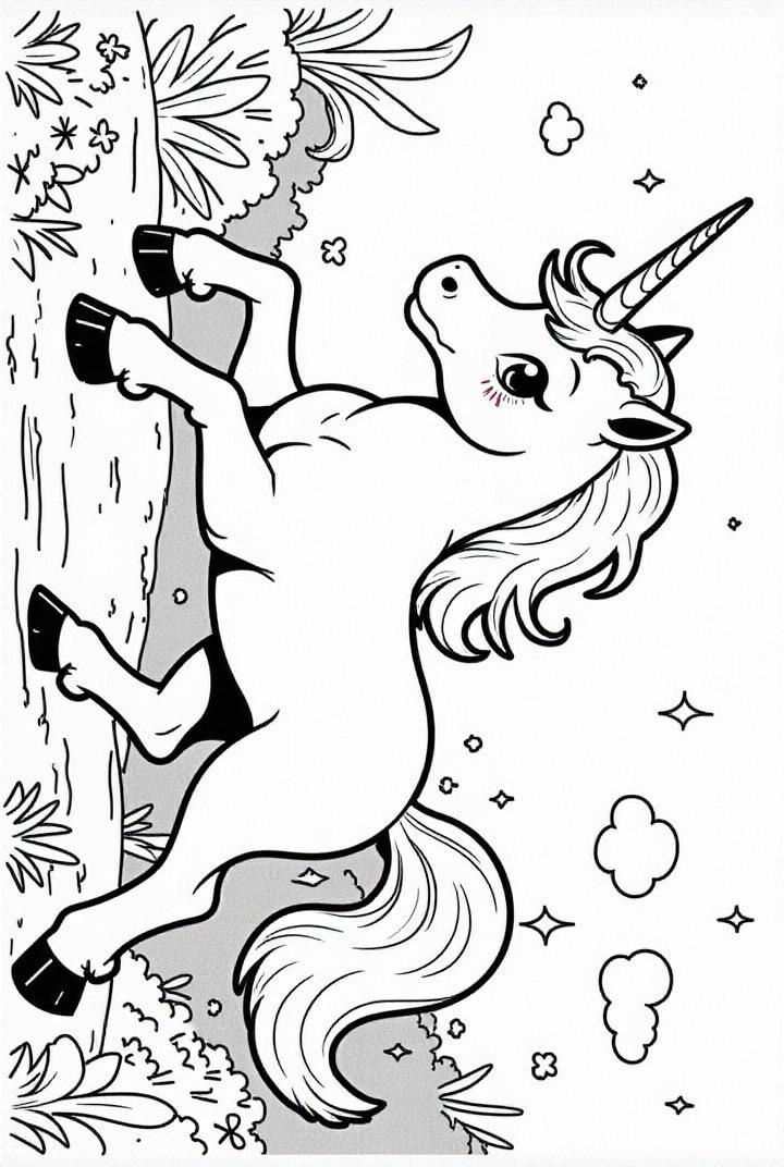 Einhorn auf der StraÃe