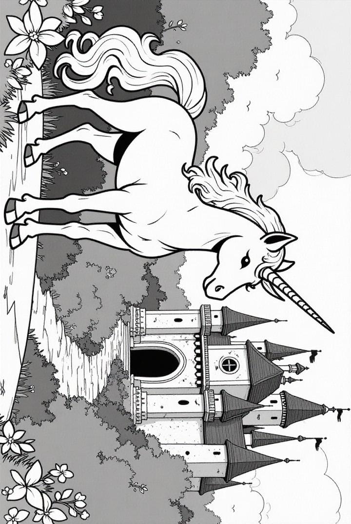 Einhorn fÃ¼r magisches Schloss