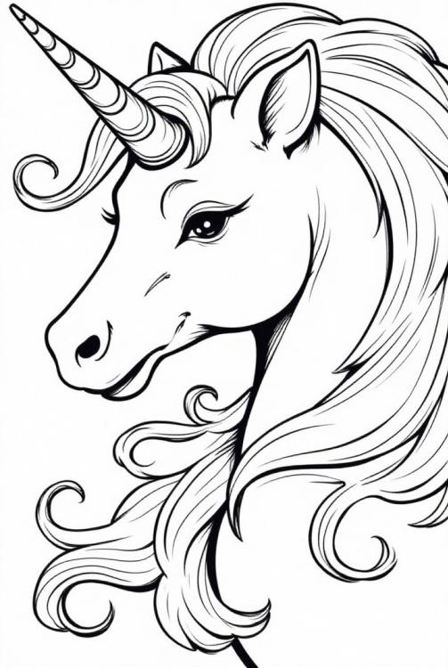 Einhorn Kopf