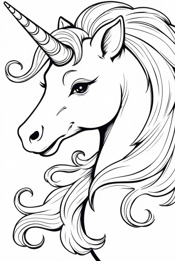 Einhorn Kopf