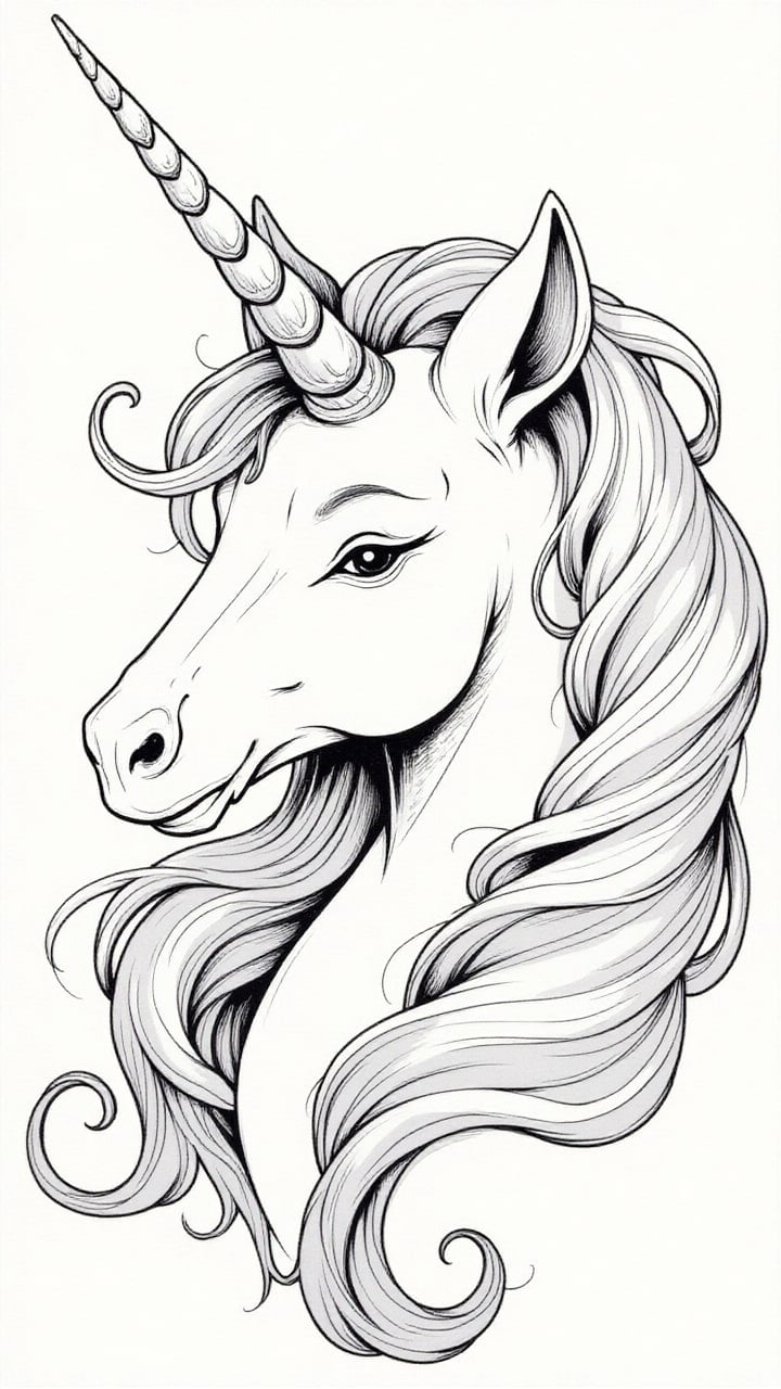 Einhorn Kopf