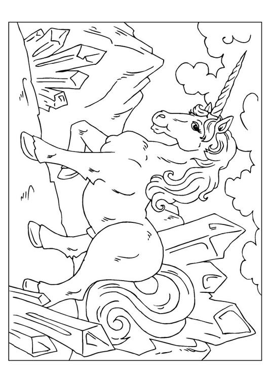 Malvorlage Einhorn - Kostenlose Ausmalbilder Zum Ausdrucken - Bild 22675.