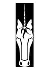 Malvorlage  Einhorn