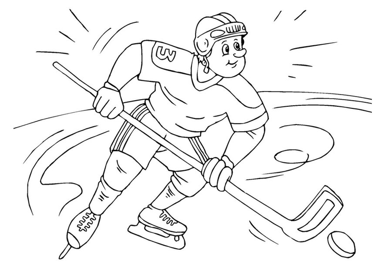 Malvorlage  Eishockey