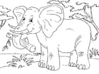 Malvorlagen Elefant