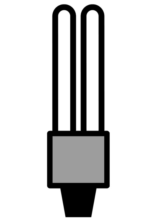 Malvorlage  EnergiesparglÃ¼hbirne