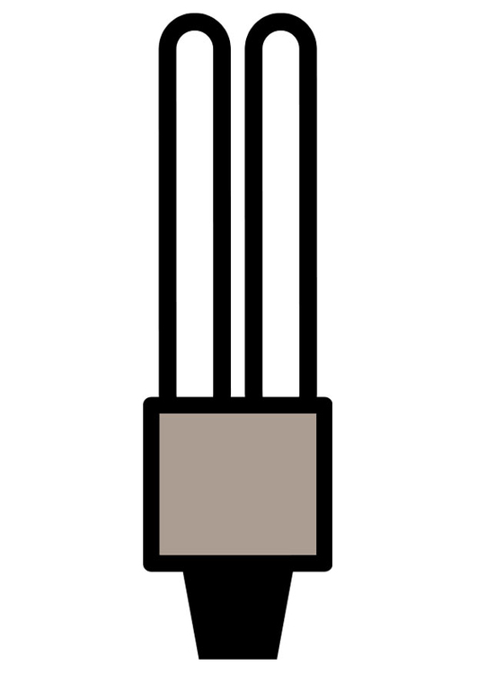 Malvorlage  EnergiesparglÃ¼hbirne