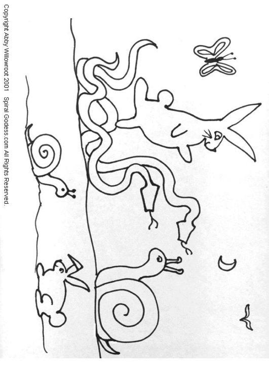 Malvorlage Fabeltiere - Kostenlose Ausmalbilder Zum Ausdrucken - Bild 6049.