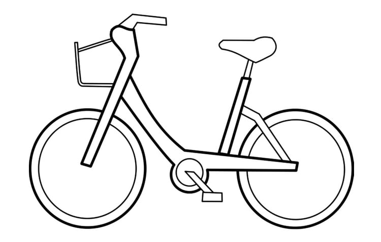 Malvorlage  Fahrrad