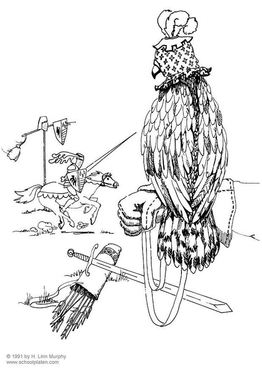 Malvorlage  Falkner