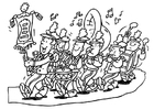 Malvorlage  Fanfare