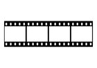 Malvorlagen Filmstreifen, Filmnegativ