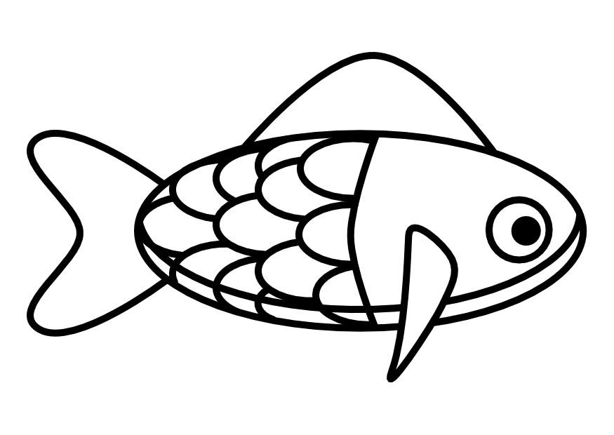 Malvorlage  Fisch