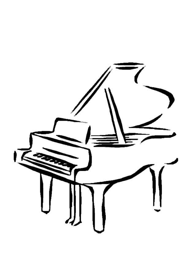 Klavier Malvorlage Coloring And Malvorlagan