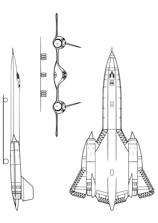 Flugzeug - Lockheed SR-71A