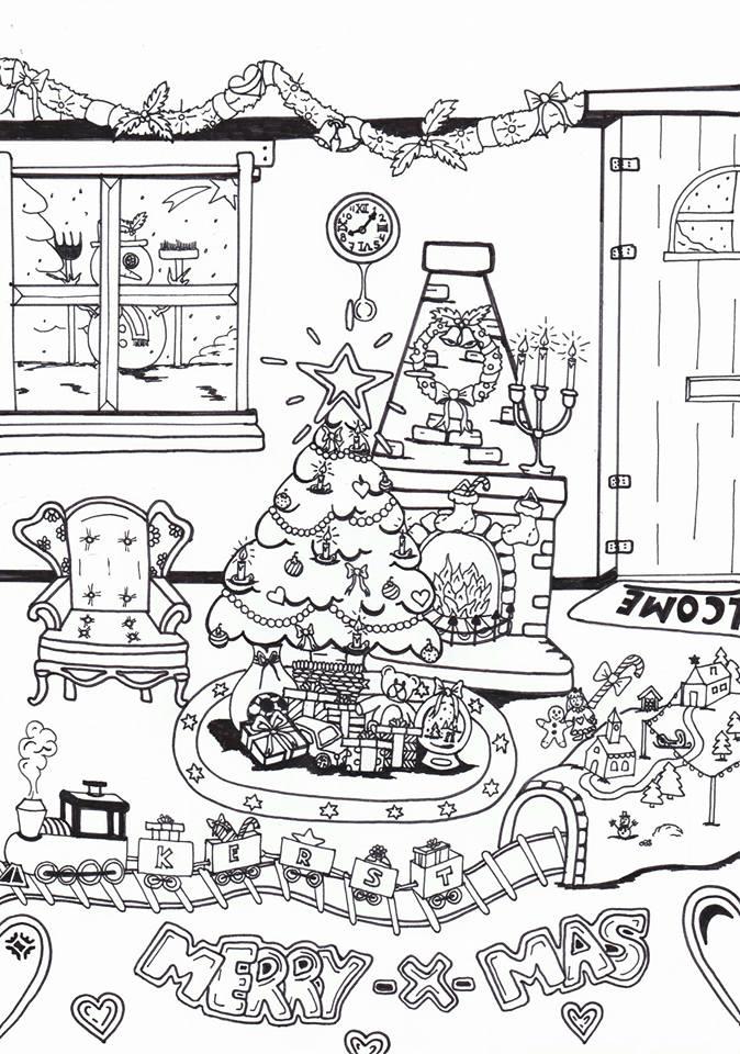 Malvorlage Fröhliche Weihnachten Kostenlose Ausmalbilder