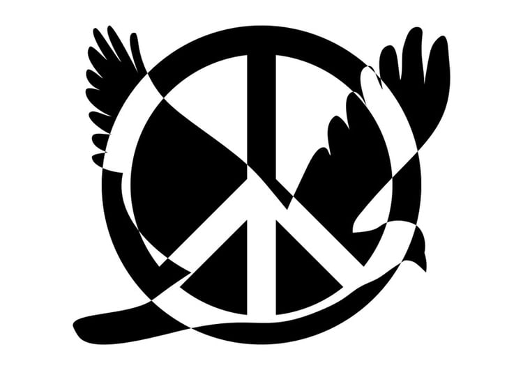 Malvorlage  Frieden
