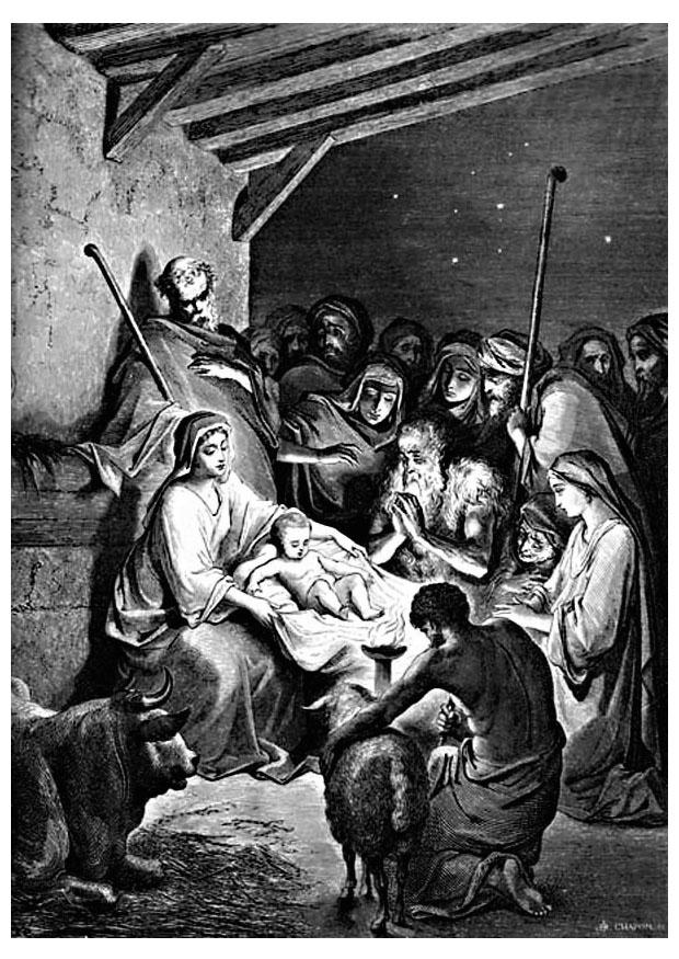 Malvorlage  Geburt Jesu