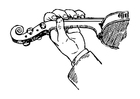 Malvorlagen Geige spielen
