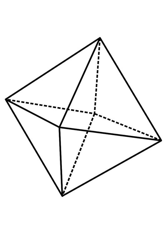 geometrische Figur - Oktaeder