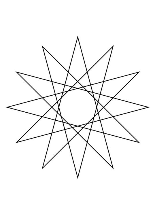 geometrische Figur - Stern
