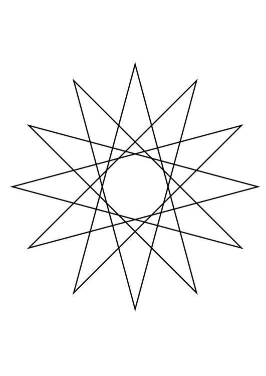geometrische Figur - Stern
