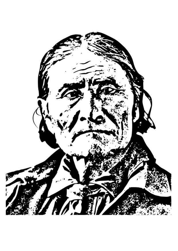 Malvorlage  Geronimo