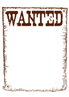 Malvorlagen Gesucht - Wanted