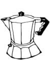 Malvorlagen griechische Kaffeekanne