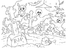 Halloween Friedhof