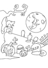 Halloween-Friedhof