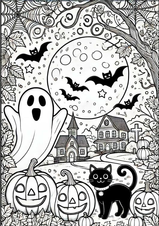 Halloween-Landschaft