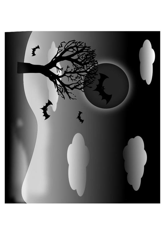 Halloweenlandschaft