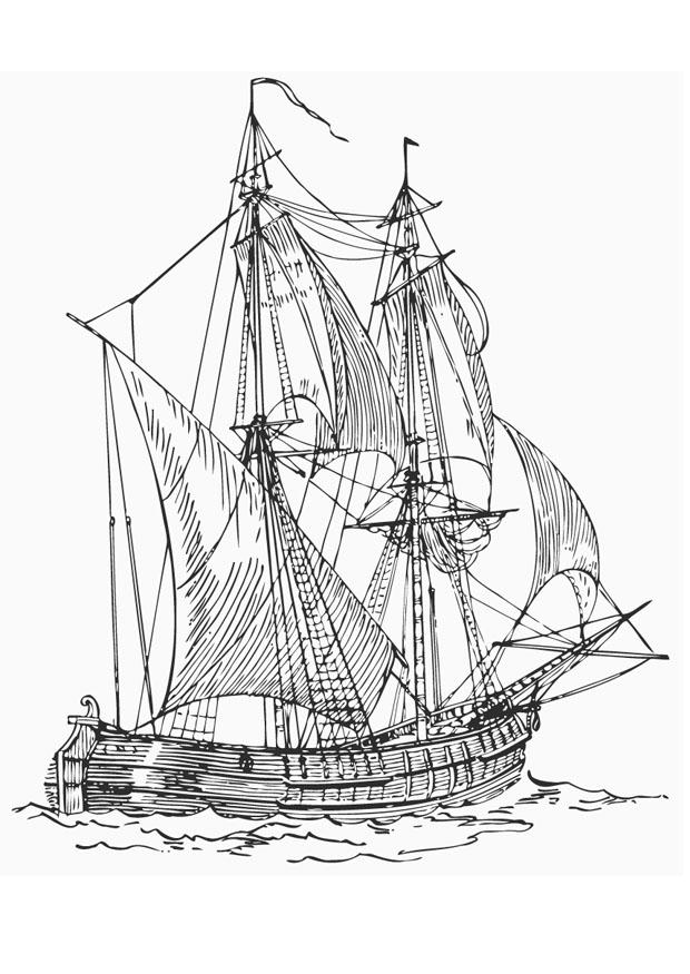 Malvorlage  Handelsschiff - Billander